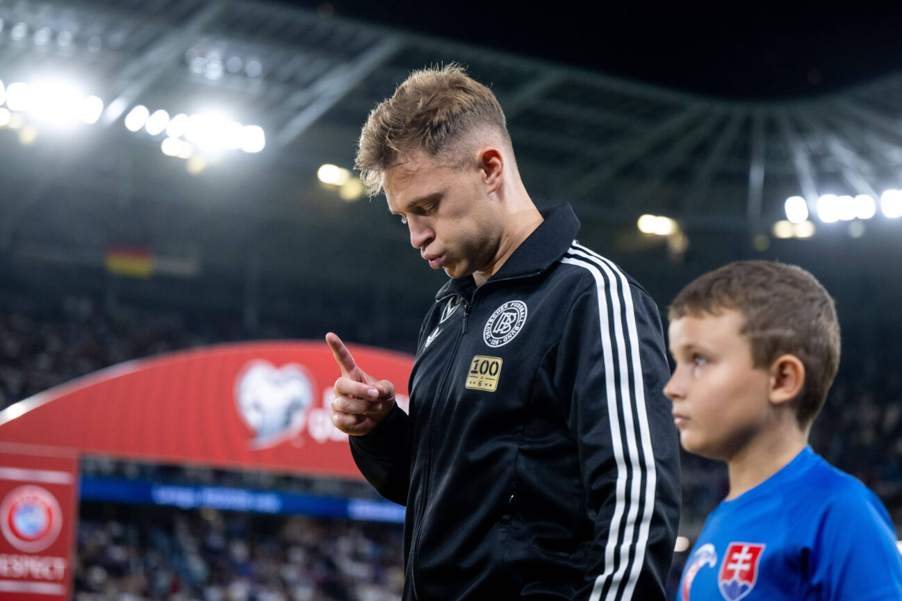 joshua-kimmich-deutschland-06-beim-1066028271 Joshua Kimmich (Deutschland, 06) beim Einlaufen, SVK, Slowakei vs Deutschland, Fussball, UEFA European Qualifiers, 1. Spieltag, Spielzeit 2025 2026, 04.09.2025 SVK, Slowakei vs Deutschland, Fussball, UEFA European Qualifiers, 1. Spieltag, Spielzeit 2025 2026, 04.09.2025 Bratislava *** Joshua Kimmich Germany, 06 at run-in, SVK, Slovakia vs. Germany, Football, UEFA European Qualifiers, Matchday 1, Season 2025 2026, 04 09 2025 SVK, Slovakia vs. Germany, Football, UEFA European Qualifiers, Matchday 1, Season 2025 2026, 04 09 2025 Bratislava Copyright: xEibner-Pressefoto Memmlerx EP_MMR