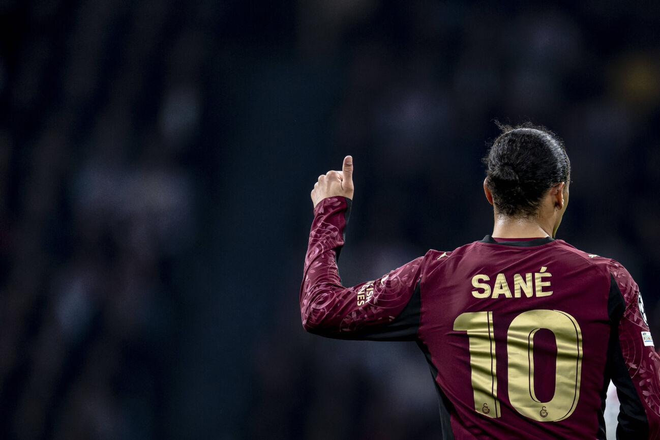 AFC Ajax Amsterdam vs Galatasaray A.S. Galatasaray midfielder Leroy Sane, during the match FOOTBALL - CHAMPIONS LEAGUE - AJAX vs GALATASARAY at the Johan Cruijff ArenA for the Champions League - League phase - Matchday 4 season 2025-2026 in AMSTERDAM, Netherlands on 5 November 2025, photo by Stefan Koop / EYE4images/DeFodi Images / not used for Axel Springer / ZDF *** Galatasaray midfielder Leroy Sane, during the match FOOTBALL CHAMPIONS LEAGUE AJAX vs GALATASARAY at the Johan Cruijff ArenA for the Champions League phase Matchday 4 season 2025 2026 in AMSTERDAM, Netherlands on 5 November 2025, photo by Stefan Koop EYE4images DeFodi Images not used for Axel Springer ZDF