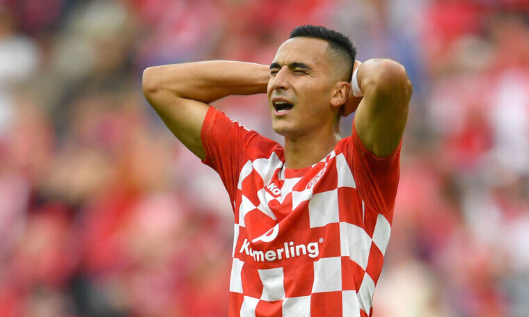 fuball-1-bundesliga-6-spieltag-1034972591 Fußball 1. Bundesliga 6. Spieltag 1. FSV Mainz 05 - Bayer 04 Leverkusen am 30.09.2023 in der Mewa Arena in Mainz Anwar El Ghazi ( Mainz ) DFL regulations prohibit any use of photographs as image sequences and or quasi-video. *** Soccer 1 Bundesliga 6 Matchday 1 FSV Mainz 05 Bayer 04 Leverkusen on 30 09 2023 at Mewa Arena in Mainz Anwar El Ghazi Mainz DFL regulations prohibit any use of photographs as image sequences and or quasi video xJKx